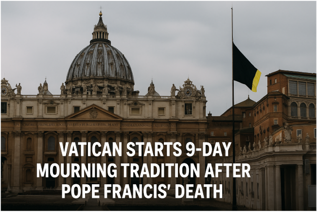 Vatican Starts 9-Day Mourning Tradition After Pope Francis' Death